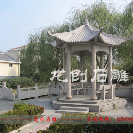 石雕六角涼亭 福建石雕涼亭廠(chǎng)家